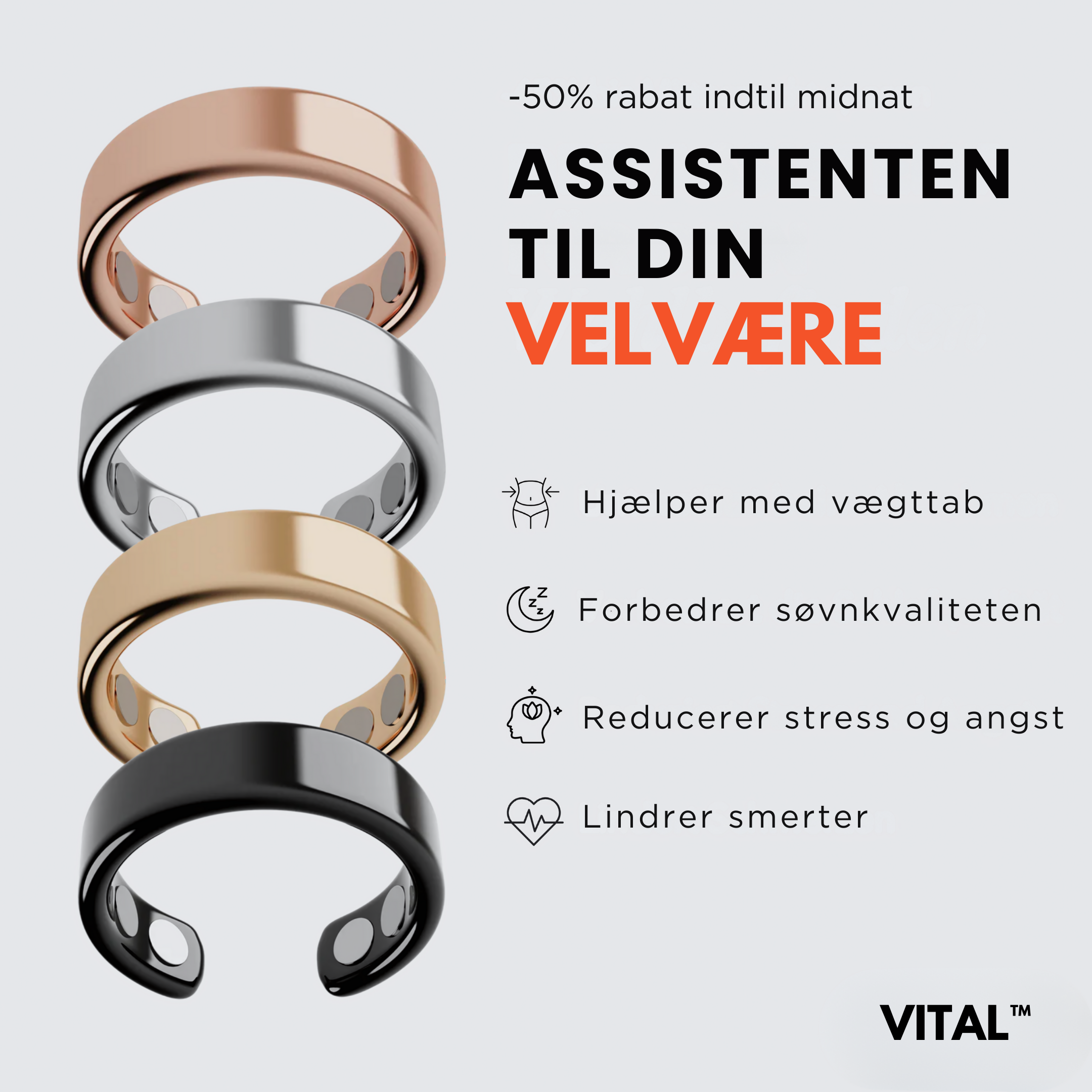 Vital™ - Den magnetiske terapiring